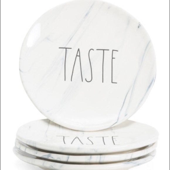 Rae Dunn Other - Rae Dunn Marble Salad Plates